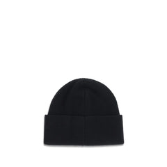 Marine Serre Black Merino Wool Beanie