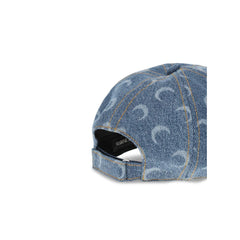 Marine Serre Light Blue Cotton Cap (Baseball Hat)