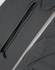 Dolce & Gabbana Dark Gray Viscose Elbow Length Mitten Men Gloves