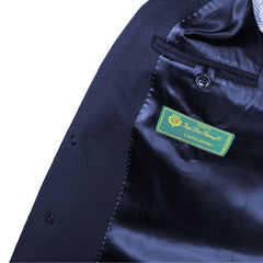 Made in Italy Blue Wool Men Jacket