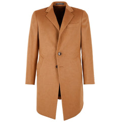 Made in Italy Camel Wool Men's Coat