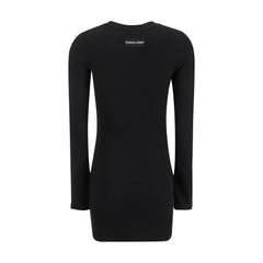 Marine Serre Black Cotton Casual Dress