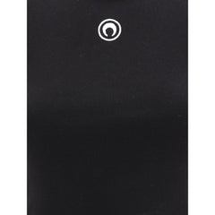 Marine Serre Black Cotton T-Shirt