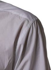 Dolce & Gabbana White Cotton Collared Men MARTINI Dress Shirt