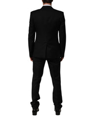 Dolce & Gabbana Black 2 Buttons Jacket Formal 2 Piece Suit