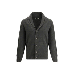 Brooksfield Green Fleece Wool Cardigan