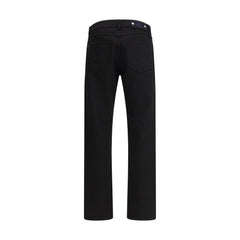 Stone Island Black Cotton Jeans Denim