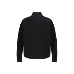 Stone Island Black Cotton Coat