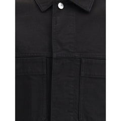 Stone Island Black Cotton Coat