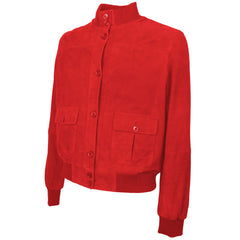 Emilio Romanelli Red Calfskin Jackets & Coat