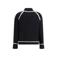 Max Mara Black Wool Turtleneck