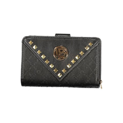 Laura Biagiotti Black Polyurethane Women Wallet