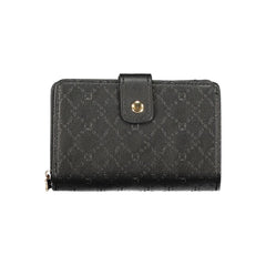 Laura Biagiotti Black Polyurethane Women Wallet