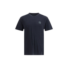 Stone Island Blue Cotton T-Shirt