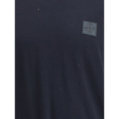Stone Island Blue Cotton T-Shirt