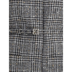 Fendi Gray Fleece Wool Clothing