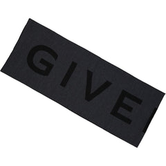 Givenchy Gray Virgin Wool Scarf