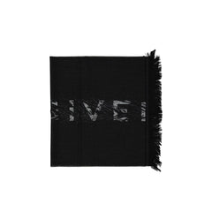 Givenchy Black Virgin Wool Scarf