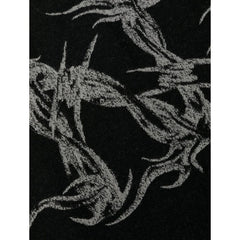 Givenchy Black Virgin Wool Scarf
