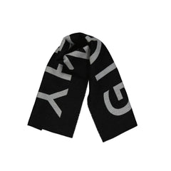 Givenchy Black Virgin Wool Scarf