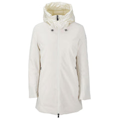 Suns White Polyester Jackets & Coat