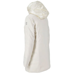 Suns White Polyester Jackets & Coat