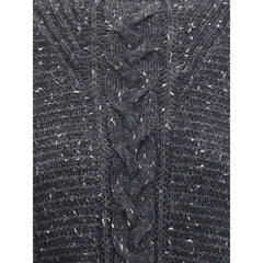 Max Mara Gray Polyamide Sweatshirt