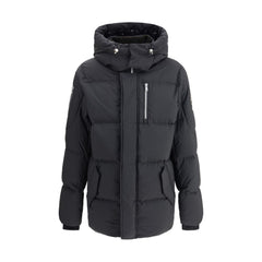 Moose Knuckles Black Nylon Coat