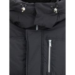 Moose Knuckles Black Nylon Coat
