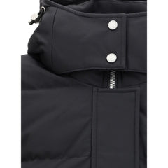 Moose Knuckles Black Recycled Polyester Coat
