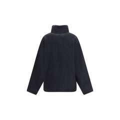 MM6 Black Polyester Top