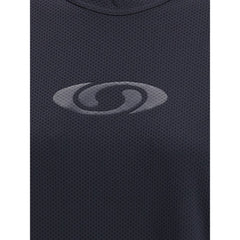 MM6 Black Polyester Top