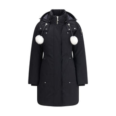Moose Knuckles Black Cotton Parka