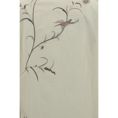 Baziszt Yellow Cotton Pattern Shirt