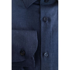 Baldinini Trend Blue Cotton Shirt