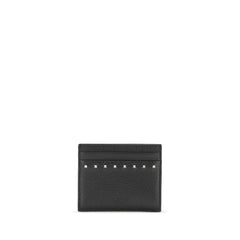 Valentino Garavani Black Calf Leather Bos Taurus Wallet