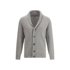 Brooksfield Gray Fleece Wool Cardigan