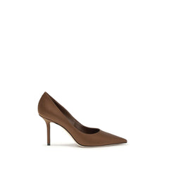 Jimmy Choo Brown Silk Pumps
