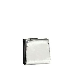 Margiela Silver Calf Leather Bos Taurus Wallet