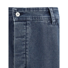 Jacquemus Blue Cotton Jeans Denim