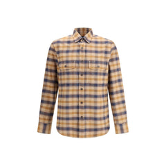 Brioni Multicolor Cotton Pattern Shirt