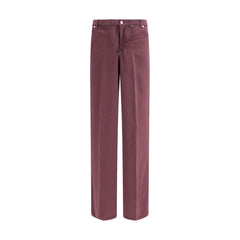 Cruna Purple Tencel Relaxed Fit Jeans