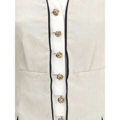 Chloé Silver Silk Coat