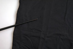 Balenciaga Black Cotton Logo Print Crew Neck Short Sleeves T-shirt