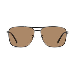 Polaroid Gray Stainless Steel Sunglasses