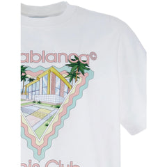 Casablanca White Cotton T-Shirt