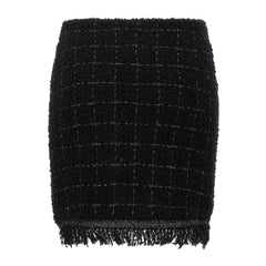 PINKO Black Polyester Skirt