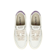 Autry White Leather Low Top Sneakers