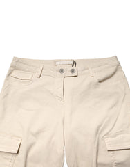 Scervino Street Beige Skinny Fit Mid Waist Men Denim Jeans