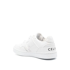 Celine White Calfskin Low Top Sneakers